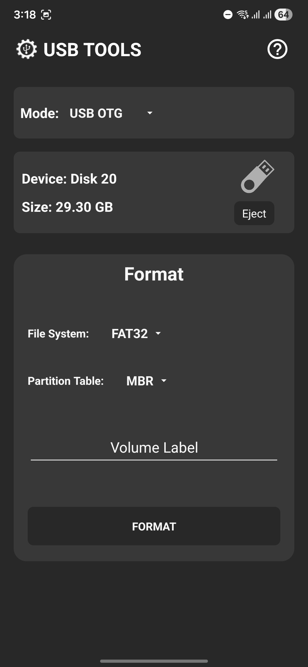 اسکرین شات 3 برنامه USB TOOLS