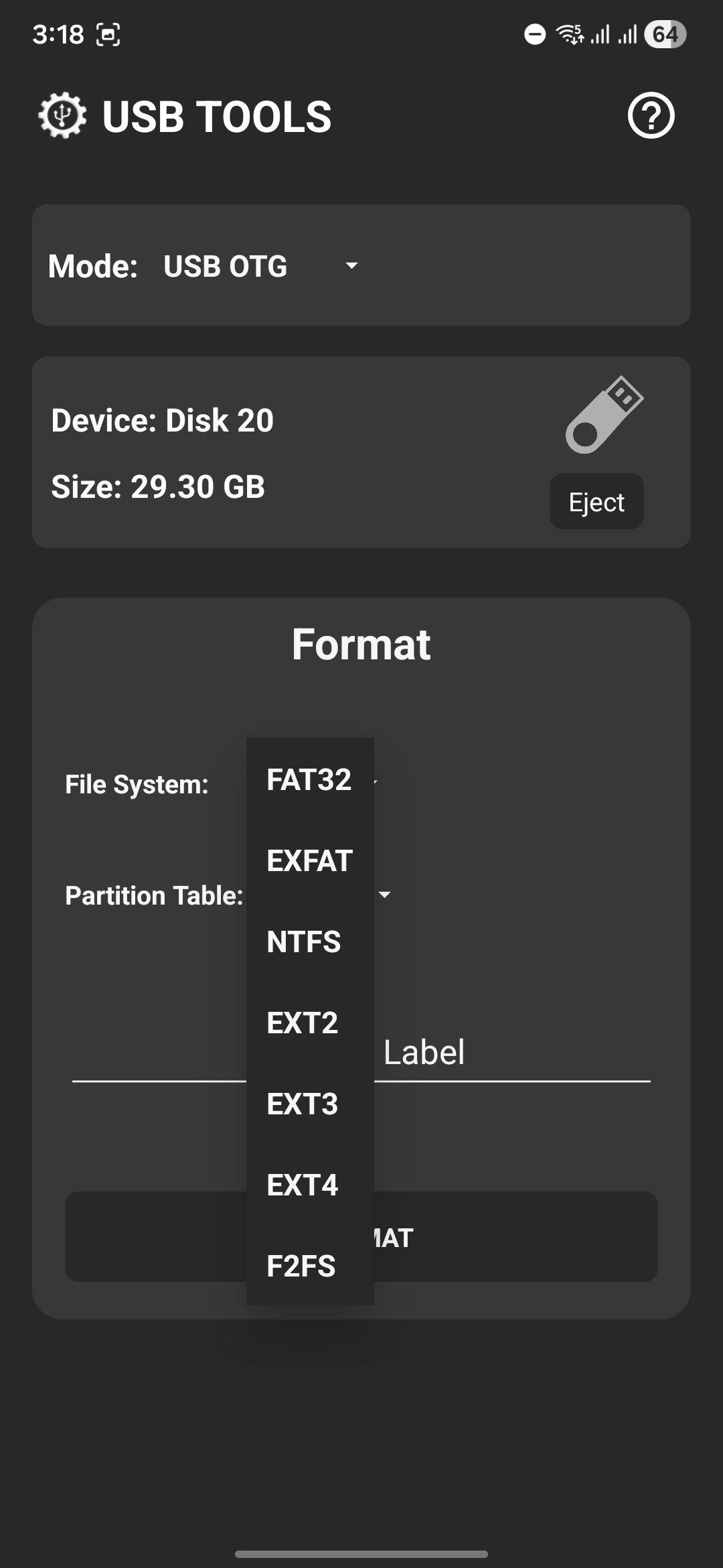 اسکرین شات 4 برنامه USB TOOLS