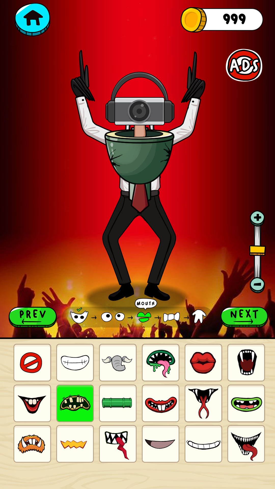 اسکرین شات 3 بازی Mix Head Monsters: Makeover