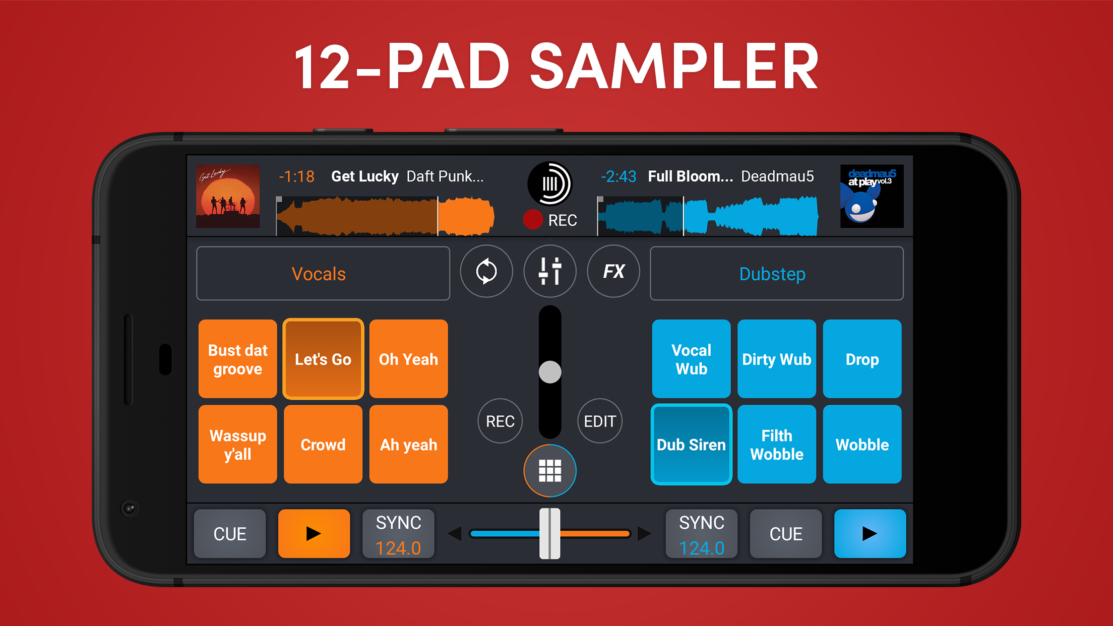اسکرین شات 4 برنامه Cross DJ - Music Mixer App
