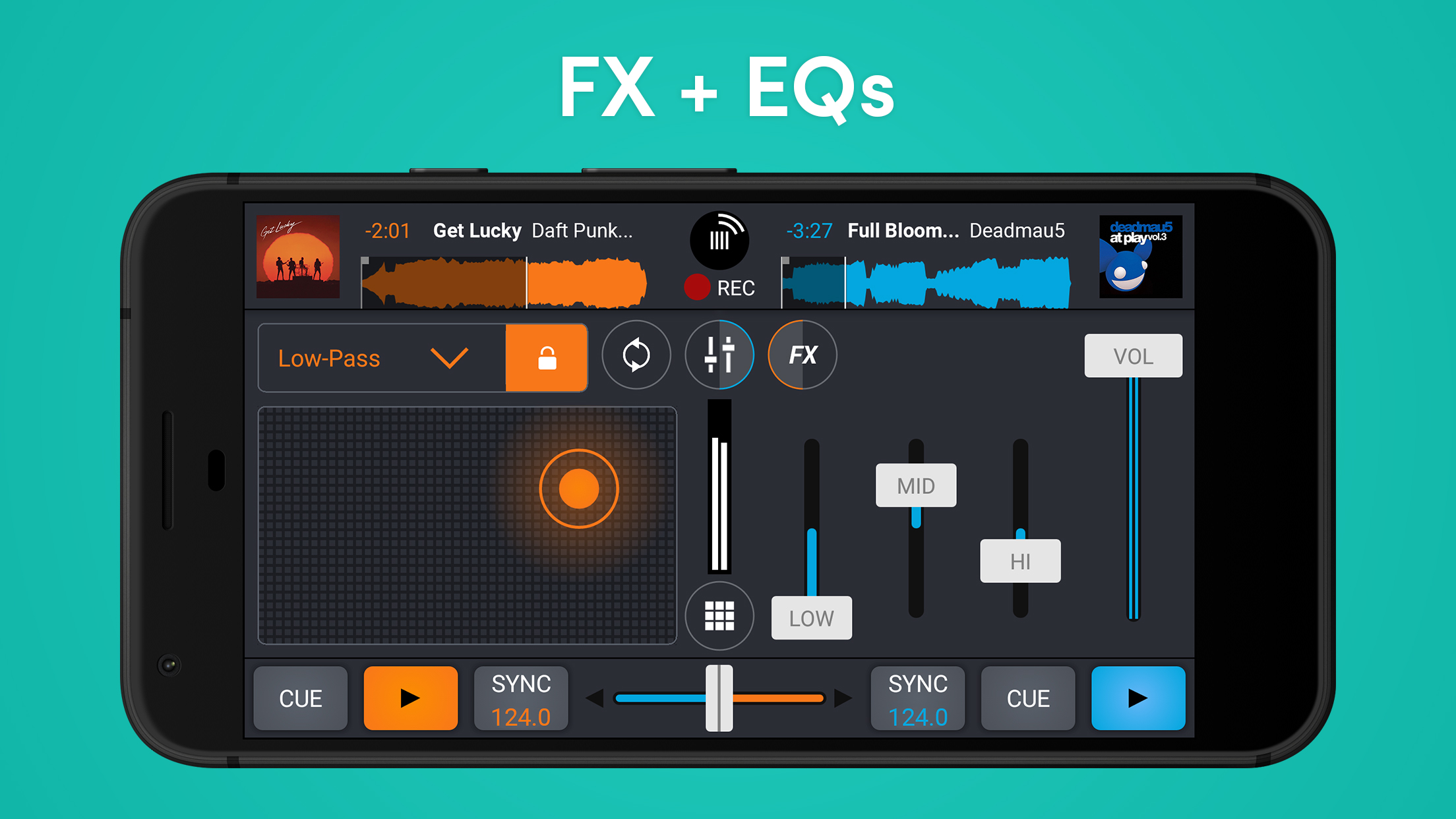 اسکرین شات 5 برنامه Cross DJ - Music Mixer App