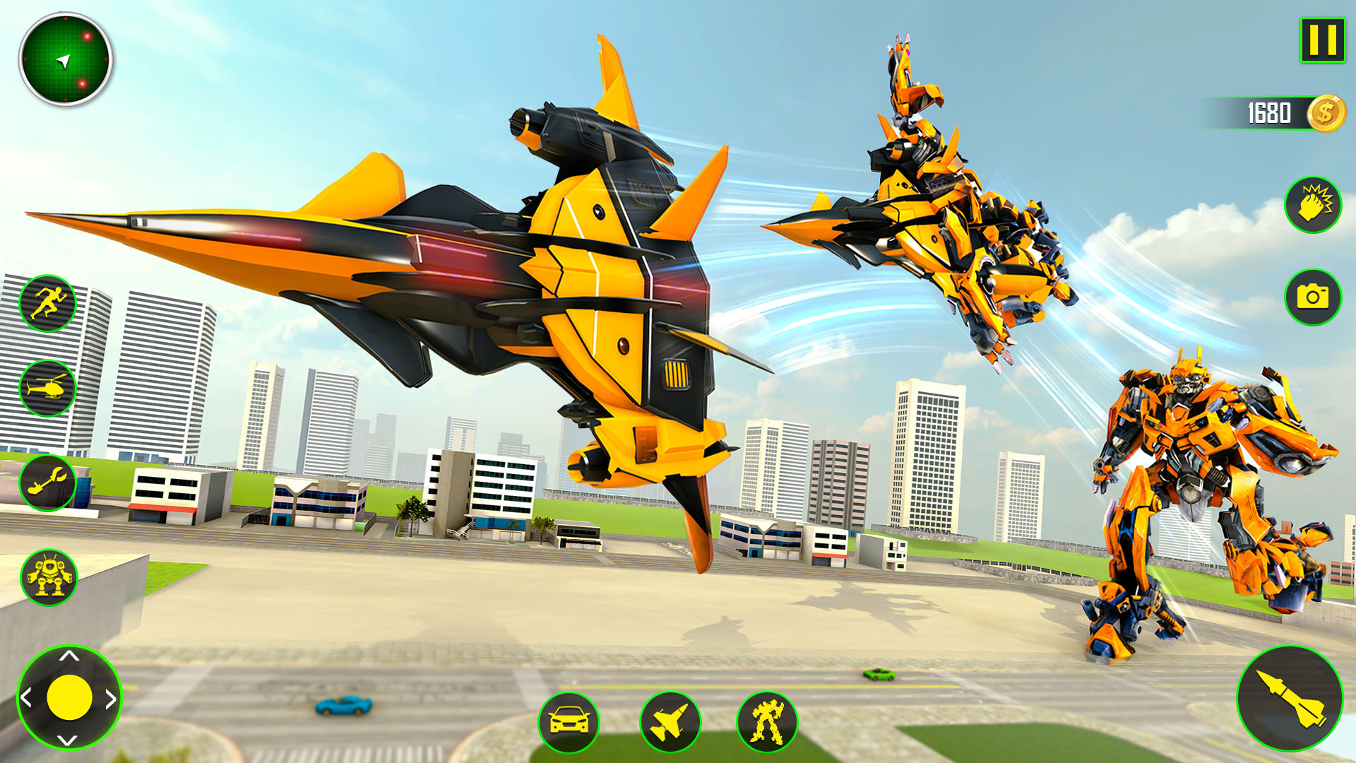 اسکرین شات 6 بازی Air Robot Game - Flying Robot
