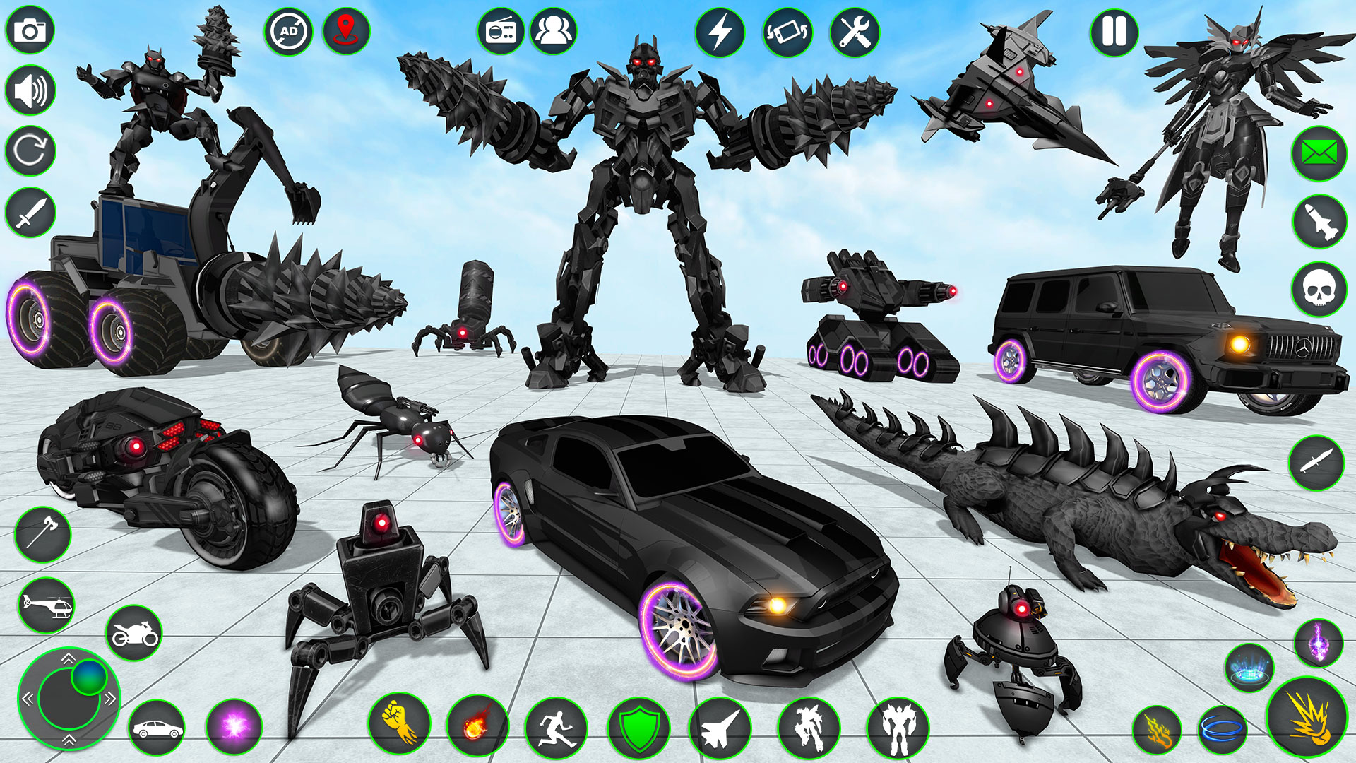 اسکرین شات 3 بازی Air Robot Game - Flying Robot