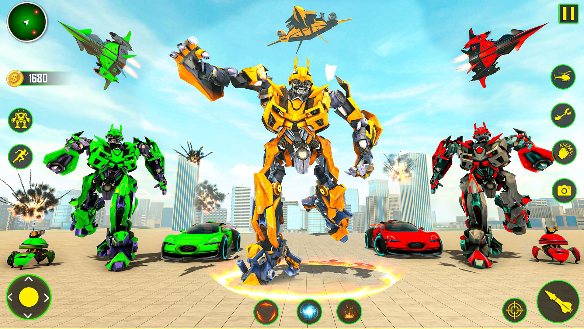 اسکرین شات 8 بازی Air Robot Game - Flying Robot