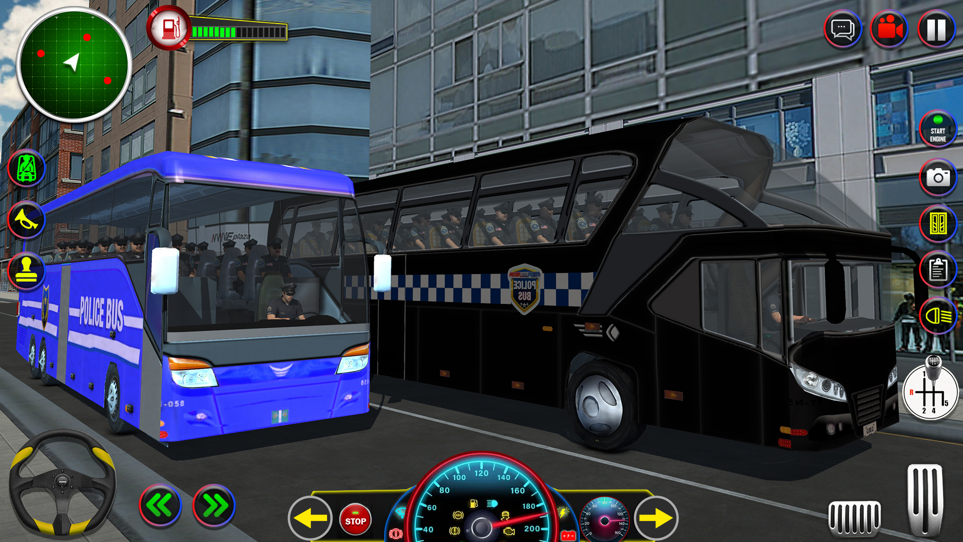 اسکرین شات 6 برنامه Police Bus Driving Game 3D