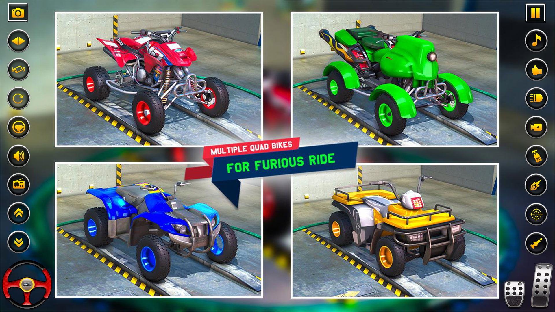 اسکرین شات 6 برنامه Quad Bike Racing - Bike Game