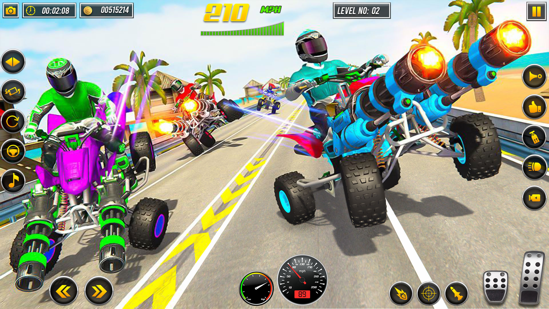 اسکرین شات 2 برنامه Quad Bike Racing - Bike Game