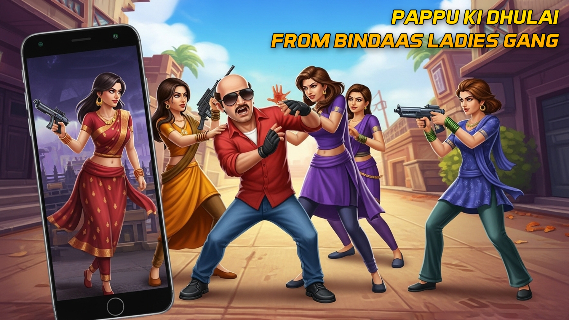 اسکرین شات 6 برنامه Pappu: Desi Gangster 3d