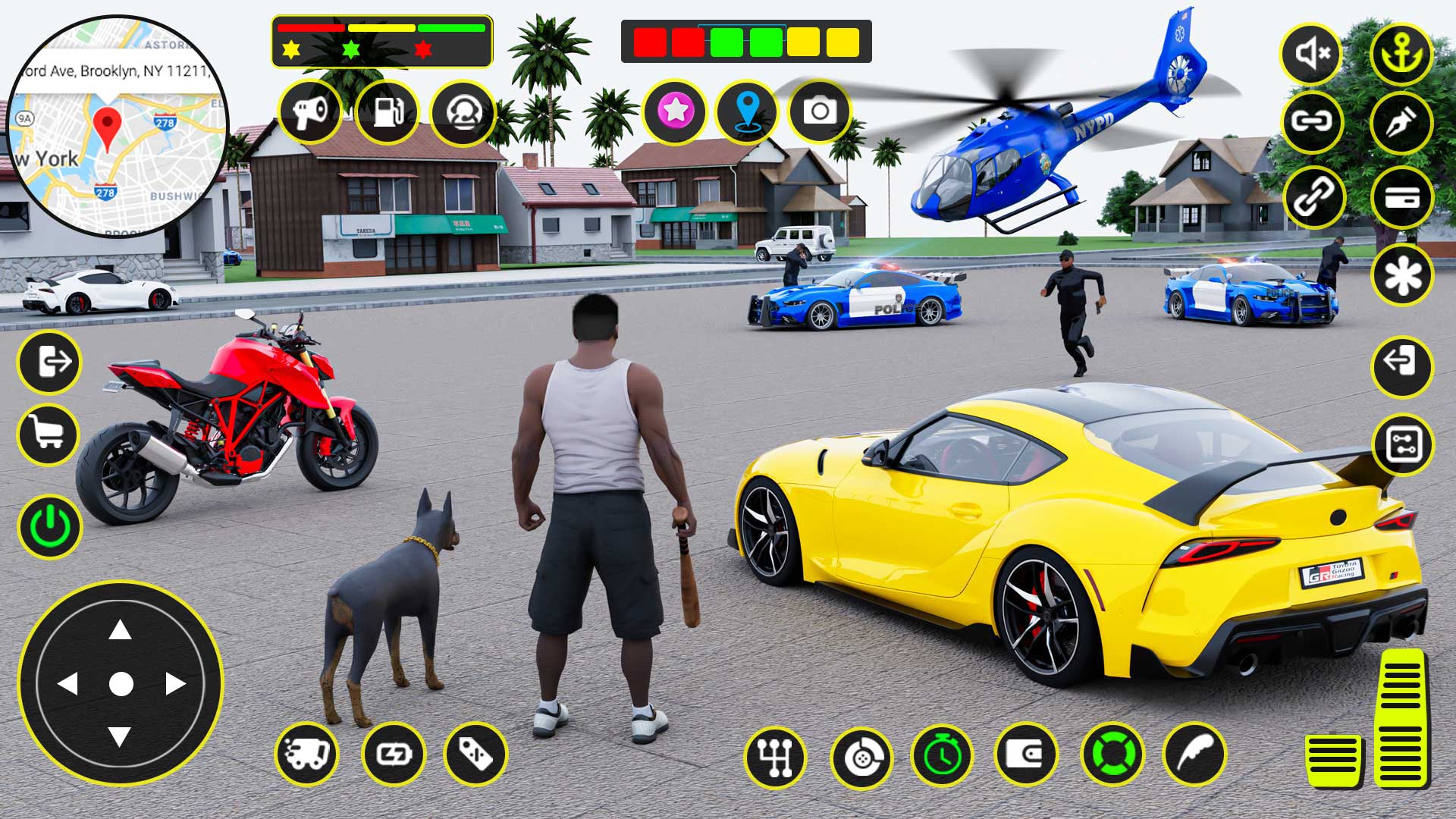 اسکرین شات 1 برنامه Gangster Game Crime Simulator