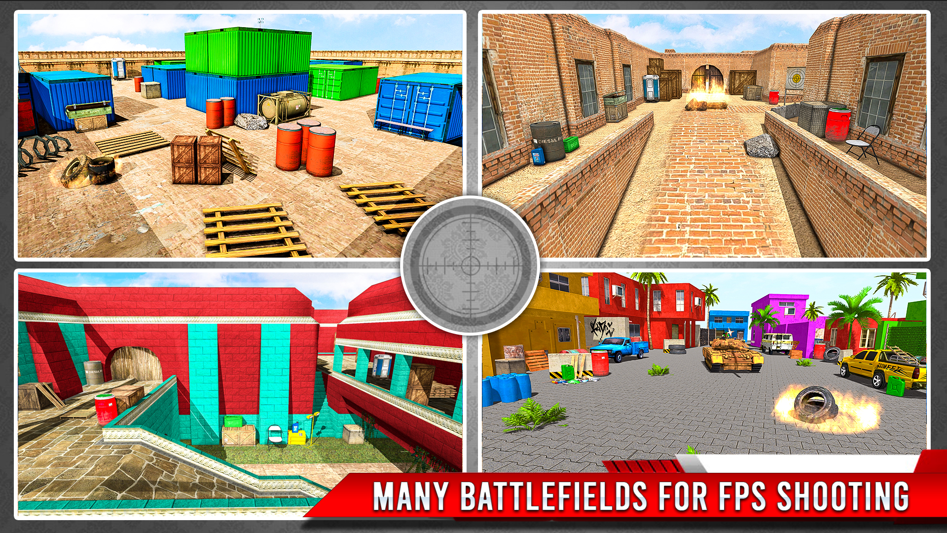 اسکرین شات 6 برنامه Fps Robot Shooting Game 3D
