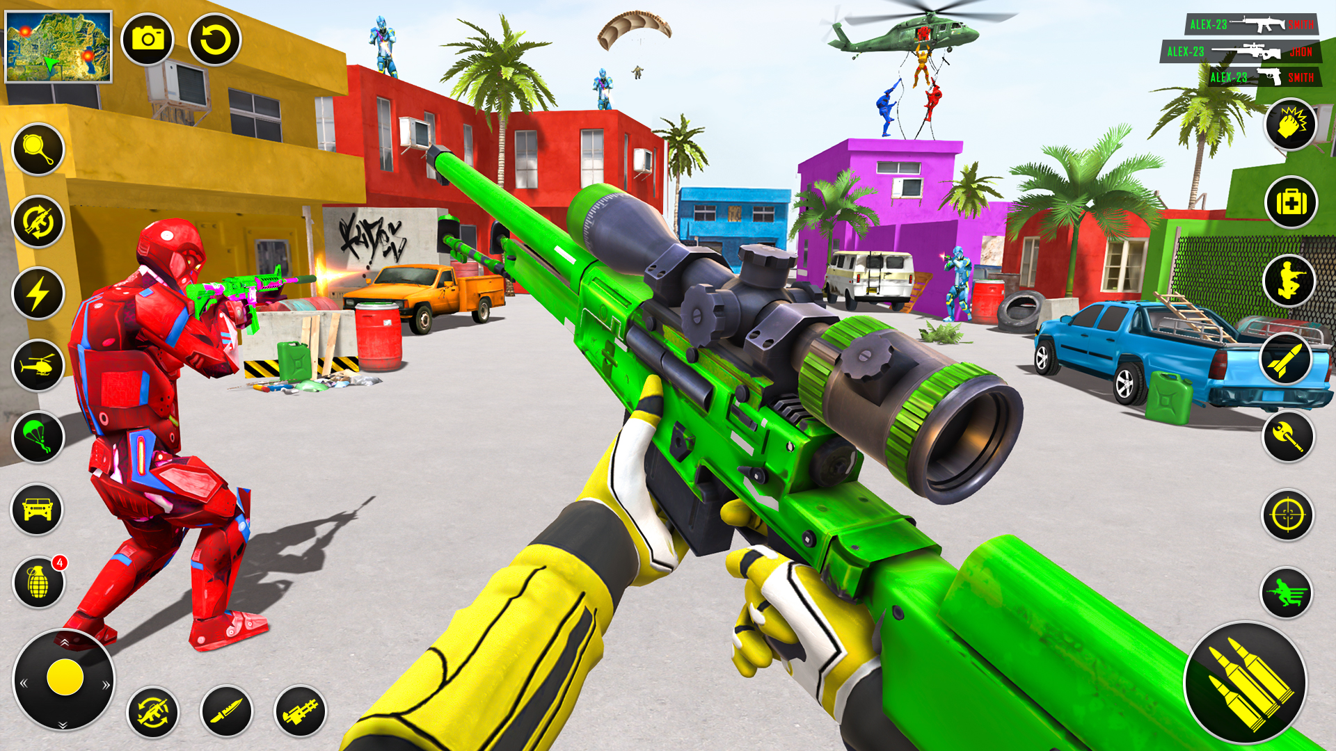اسکرین شات 7 برنامه Fps Robot Shooting Game 3D