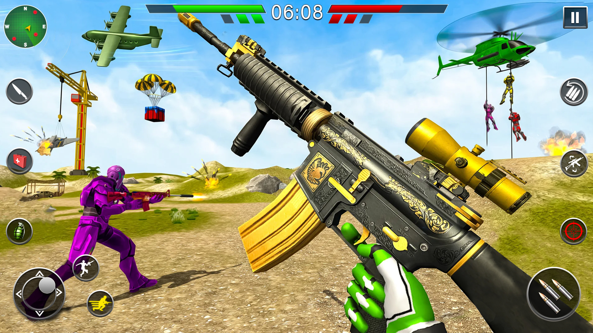 اسکرین شات 3 برنامه Gun Games FPS Shooting Game 3D