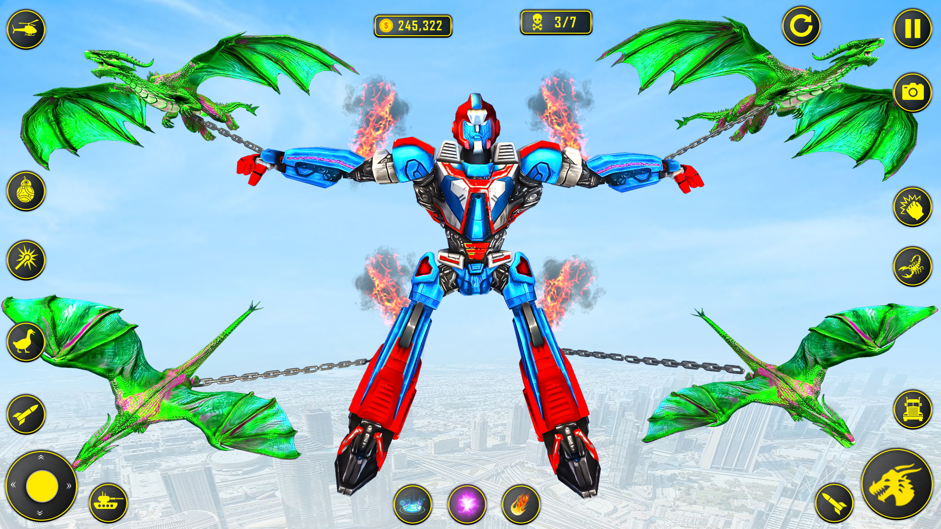 اسکرین شات 7 برنامه Scorpion Robot Car: Robot Game