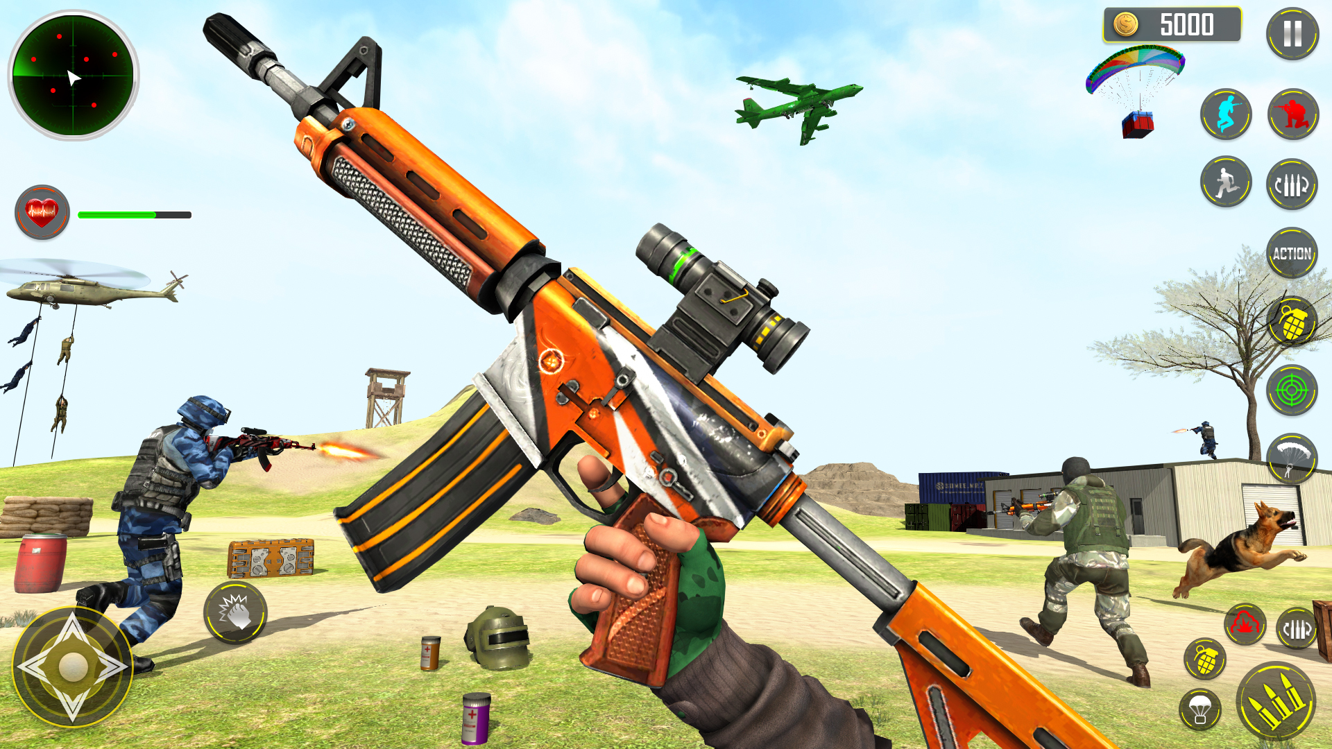 اسکرین شات 6 برنامه FPS Shooting game 3d gun game
