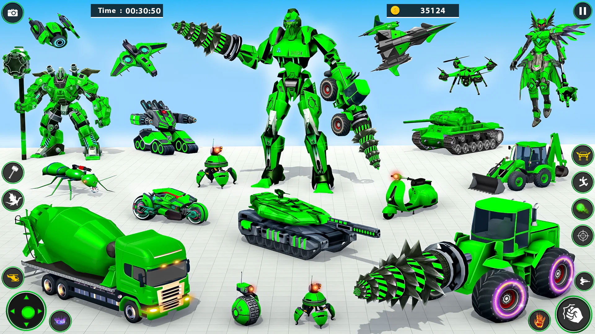 اسکرین شات 3 برنامه Robot Games: Kar Robot Game