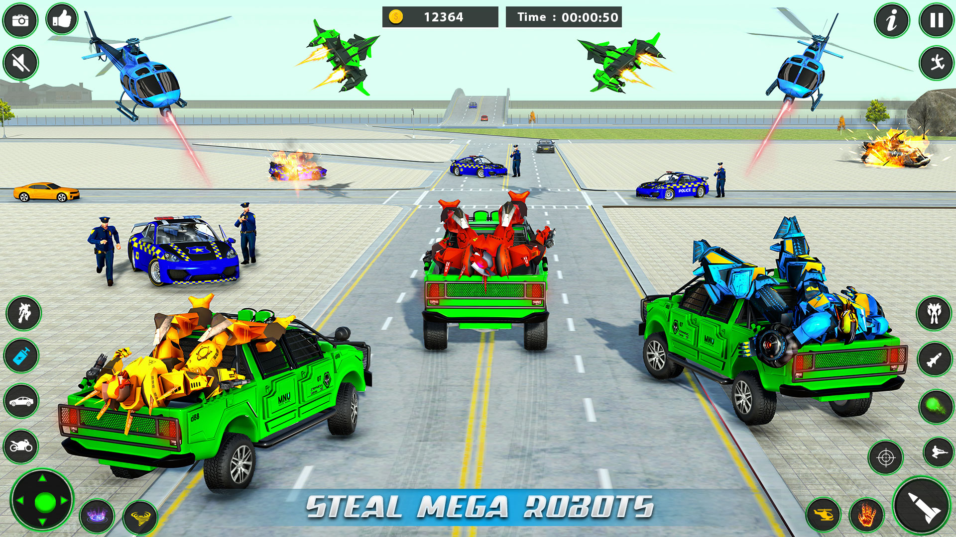 اسکرین شات 6 برنامه Robot Games: Kar Robot Game