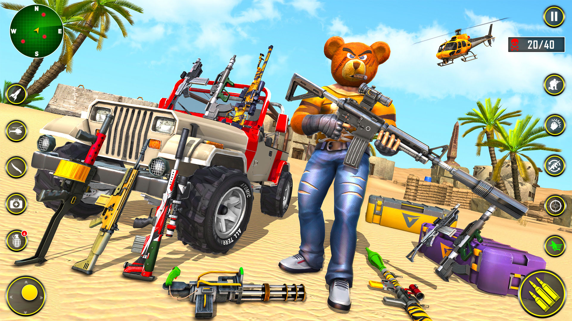 اسکرین شات 6 بازی Teddy Bear Gun Shooting Game