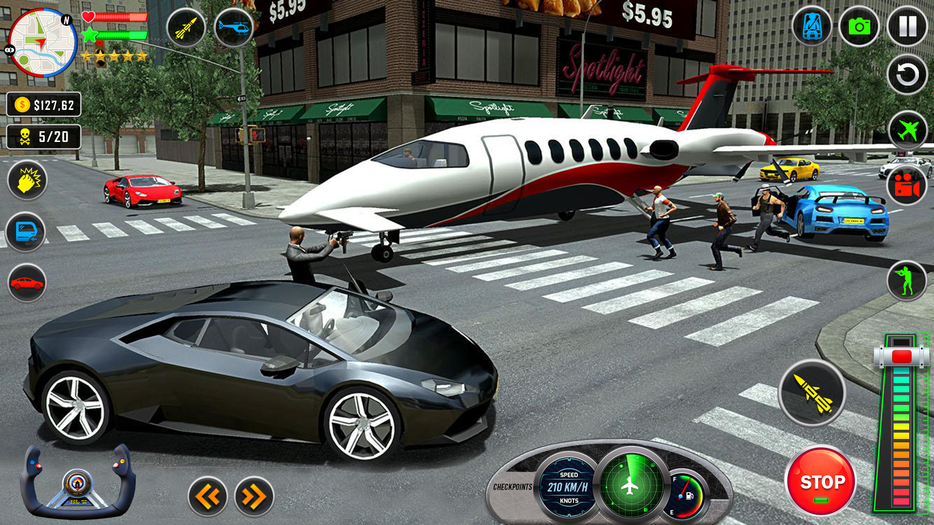 اسکرین شات 4 بازی Vegas Crime Airplane Transport