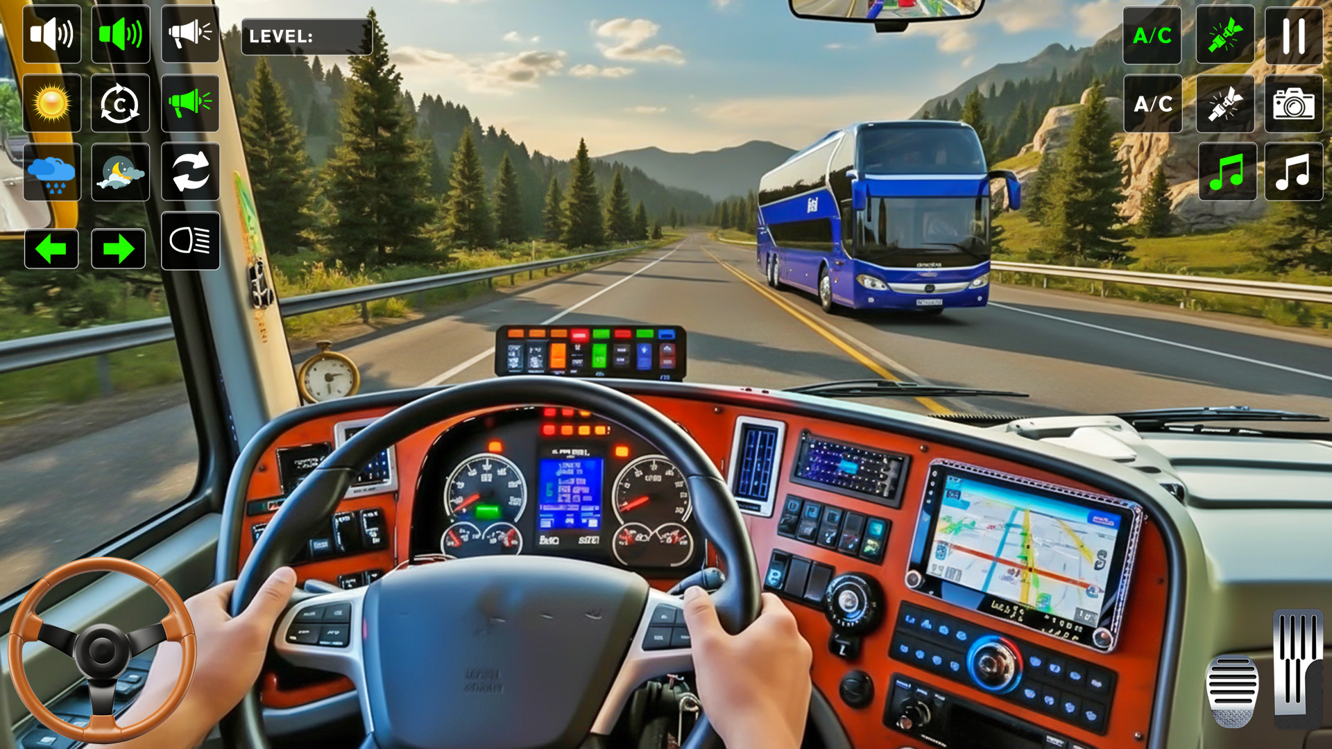 اسکرین شات 3 بازی US Luxury Bus Driving Game 3D