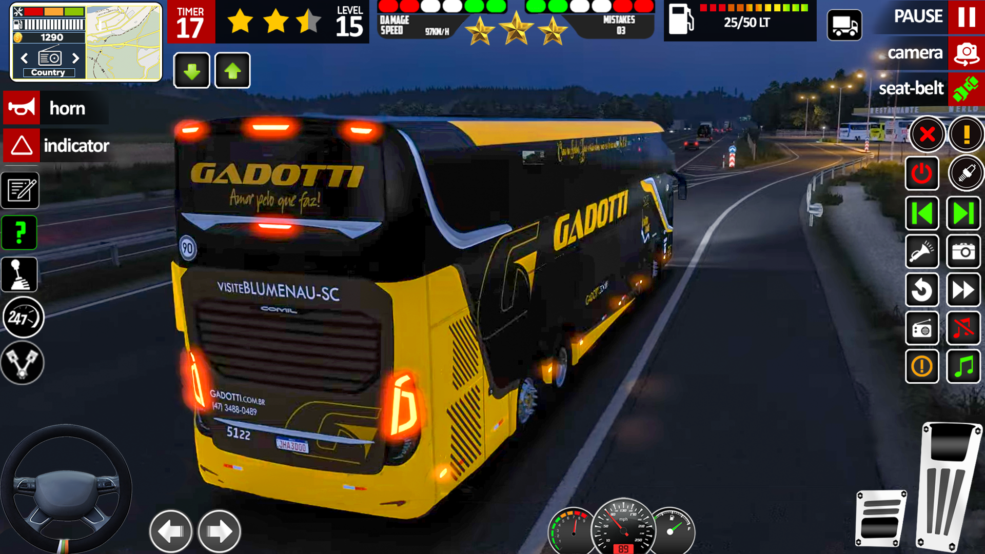 اسکرین شات 2 بازی luxury Bus Driving : Bus Games