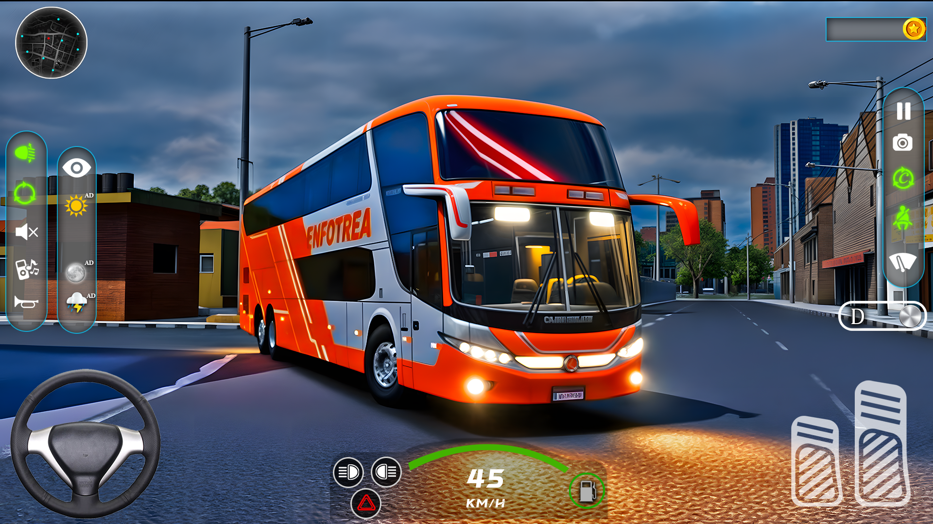 اسکرین شات 4 بازی luxury Bus Driving : Bus Games