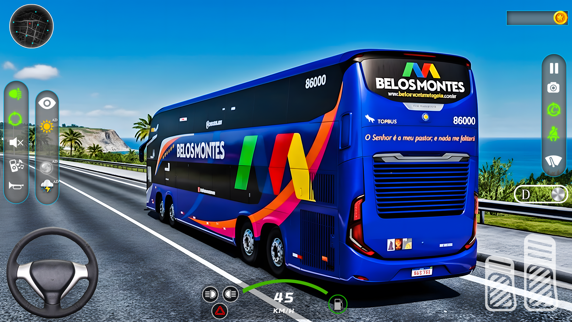 اسکرین شات 8 بازی luxury Bus Driving : Bus Games