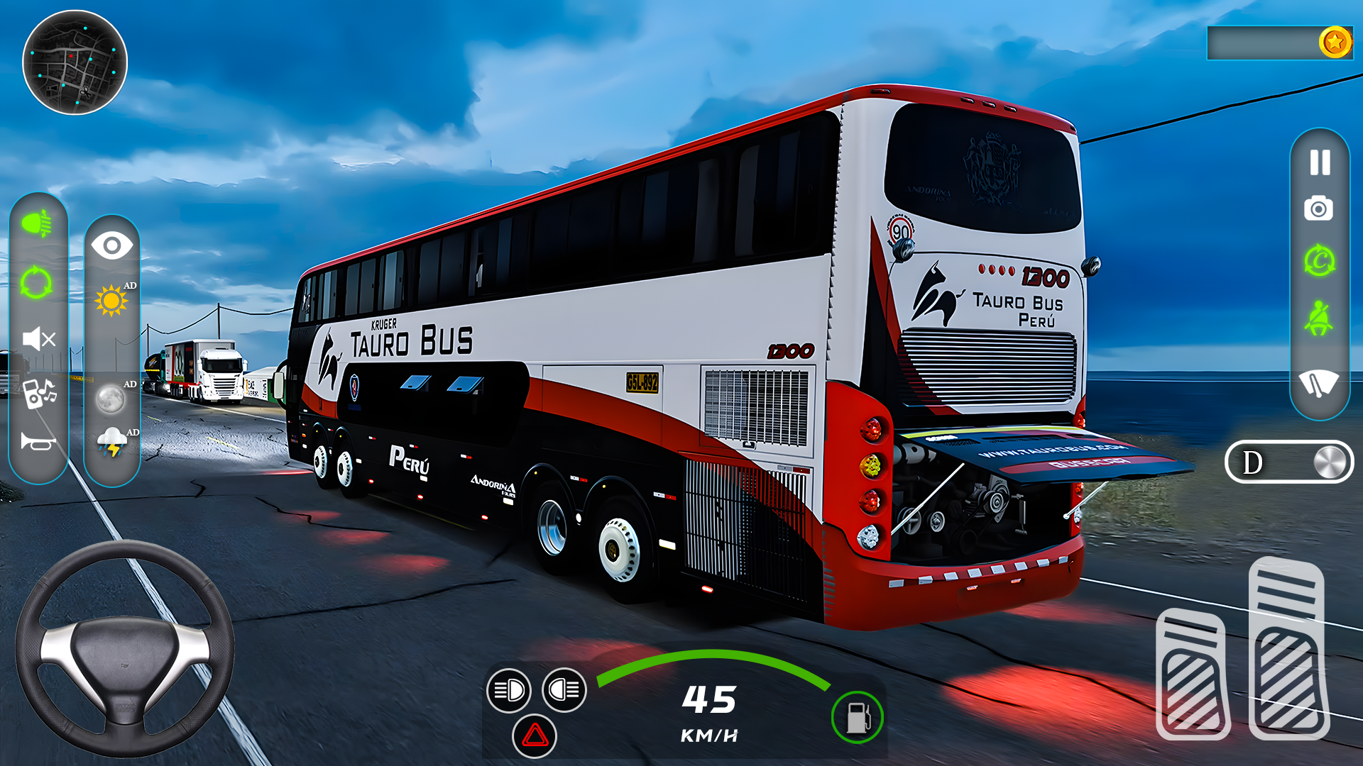 اسکرین شات 2 بازی luxury Bus Driving : Bus Games