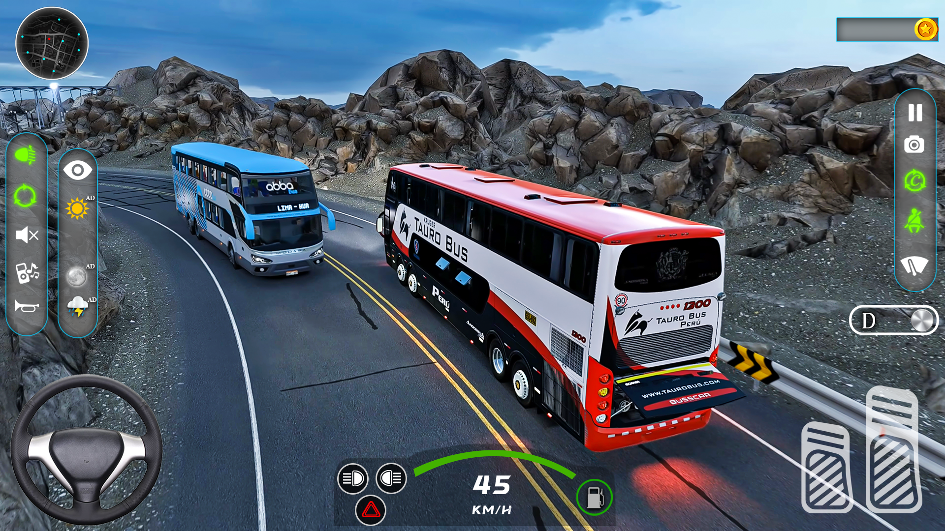 اسکرین شات 5 بازی luxury Bus Driving : Bus Games