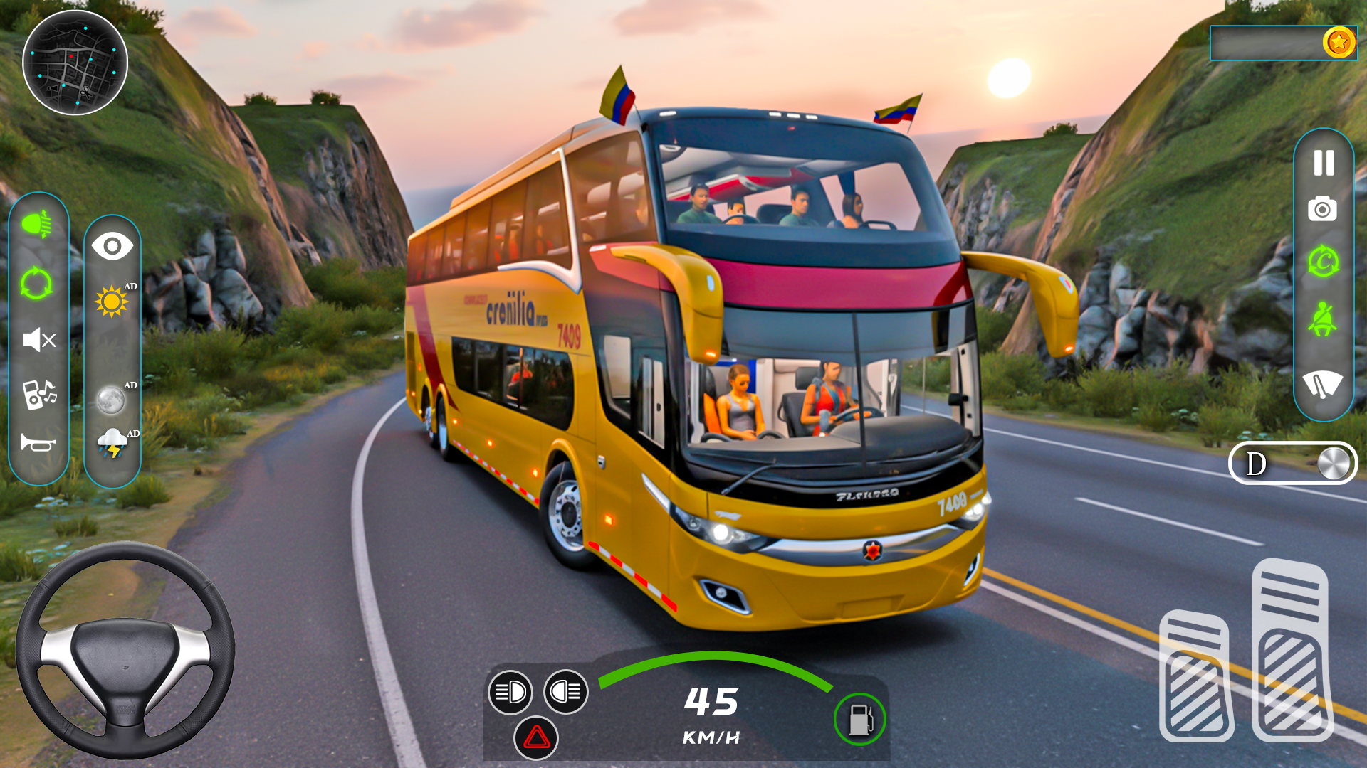 اسکرین شات 6 بازی luxury Bus Driving : Bus Games