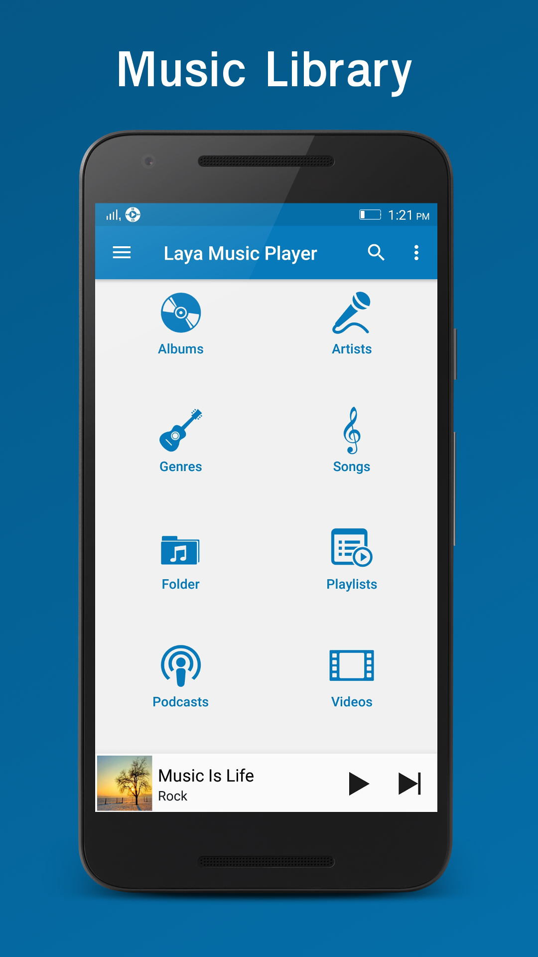 اسکرین شات 3 برنامه Music Player