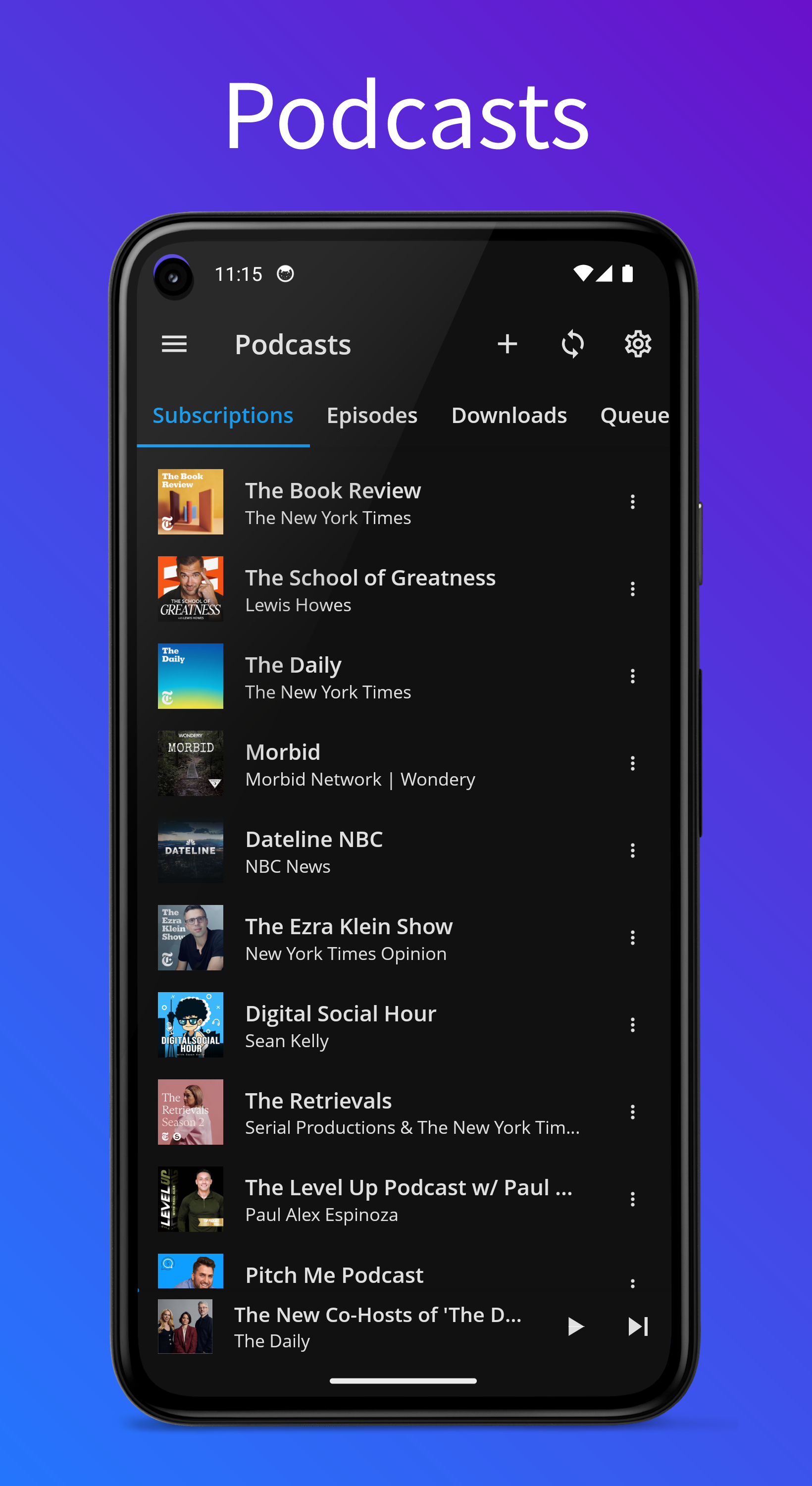 اسکرین شات 7 برنامه Music Player & Podcast