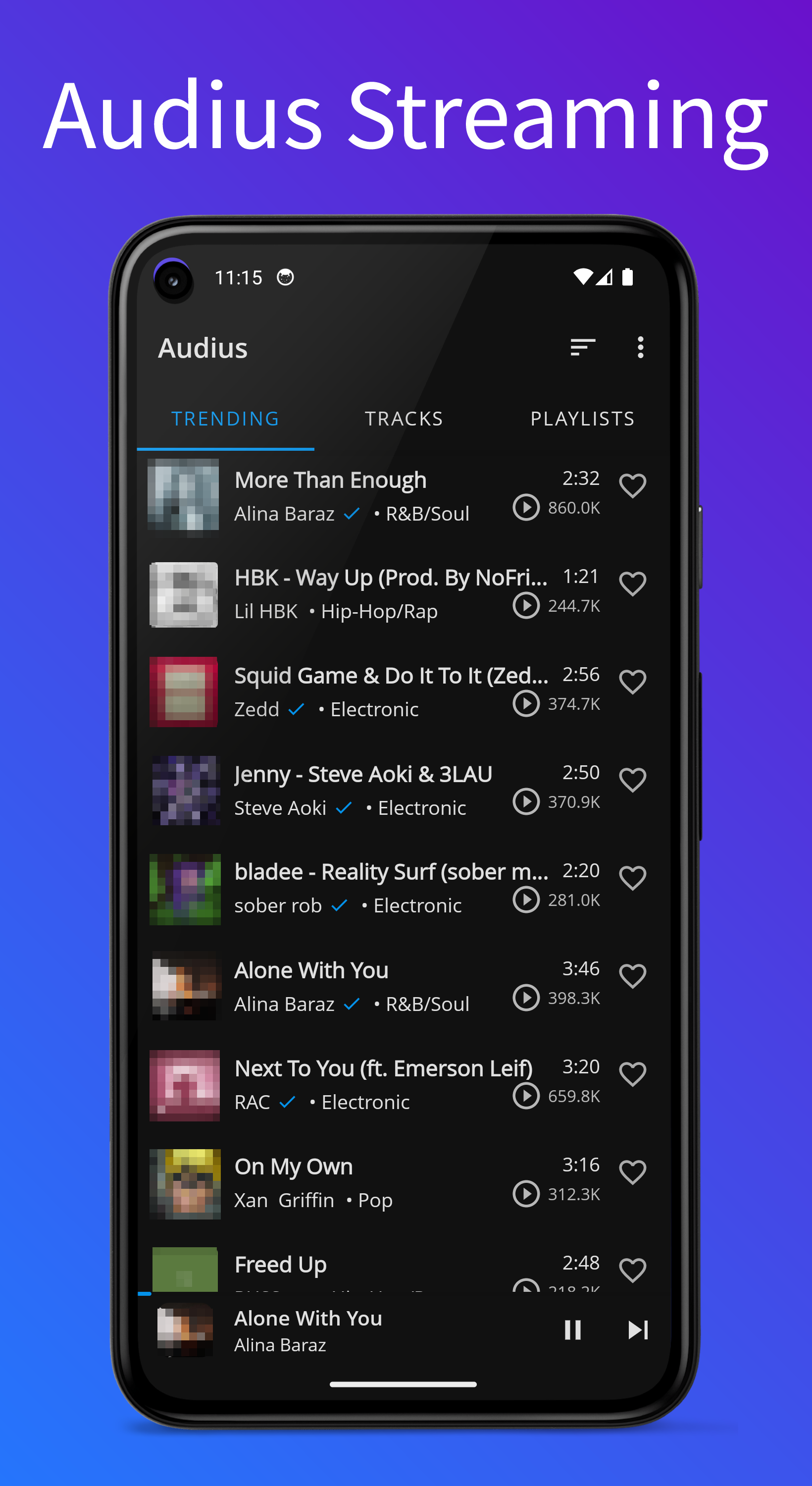 اسکرین شات 5 برنامه Alto Music Player