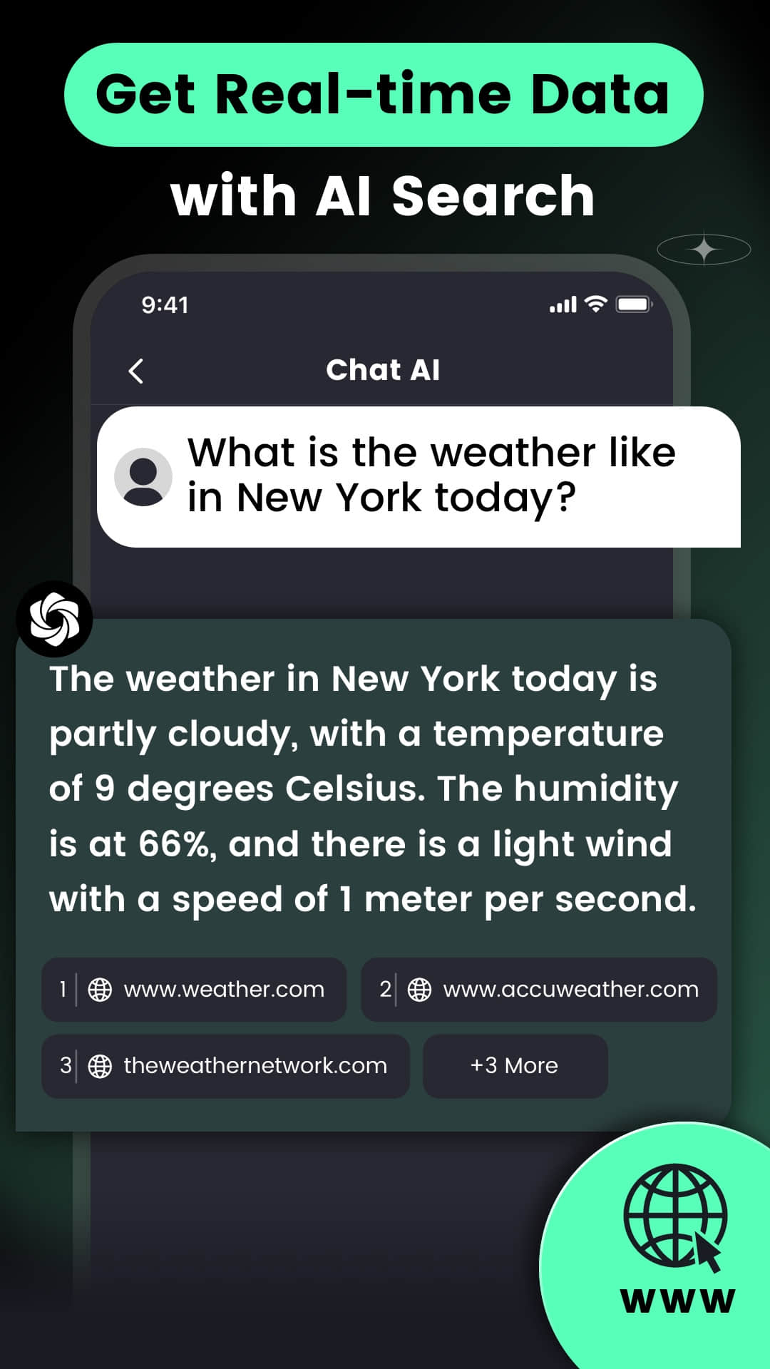 اسکرین شات 8 برنامه AI Chat・Ask Chatbot Assistant