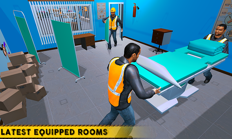 اسکرین شات 4 بازی City Hospital Building Constru