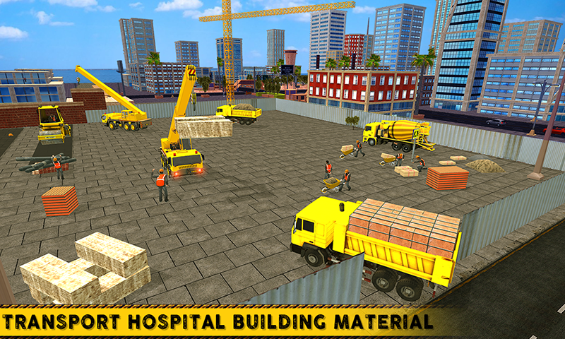 اسکرین شات 1 بازی City Hospital Building Constru