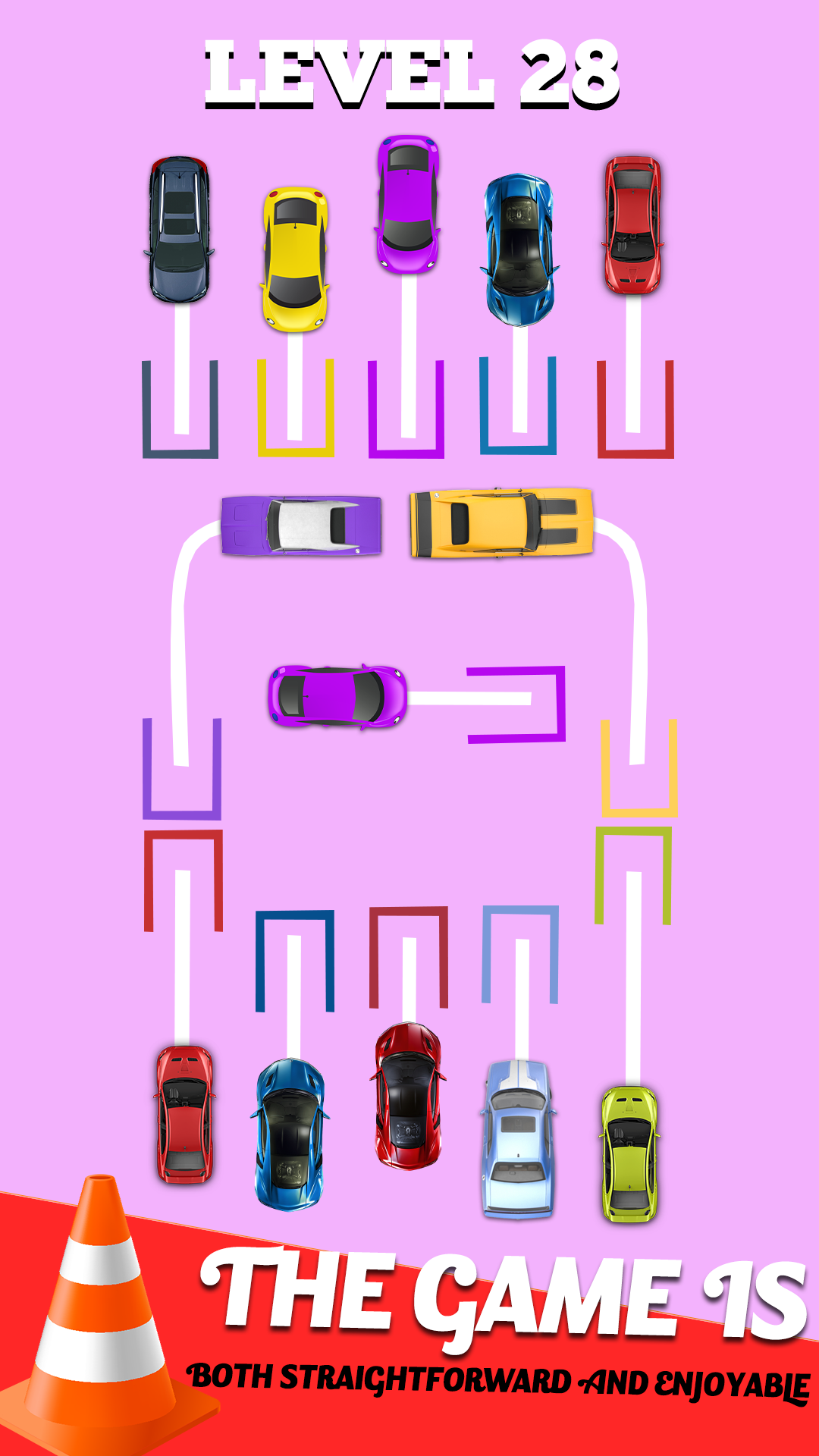 اسکرین شات 3 بازی Parking 3d Order! Car Games