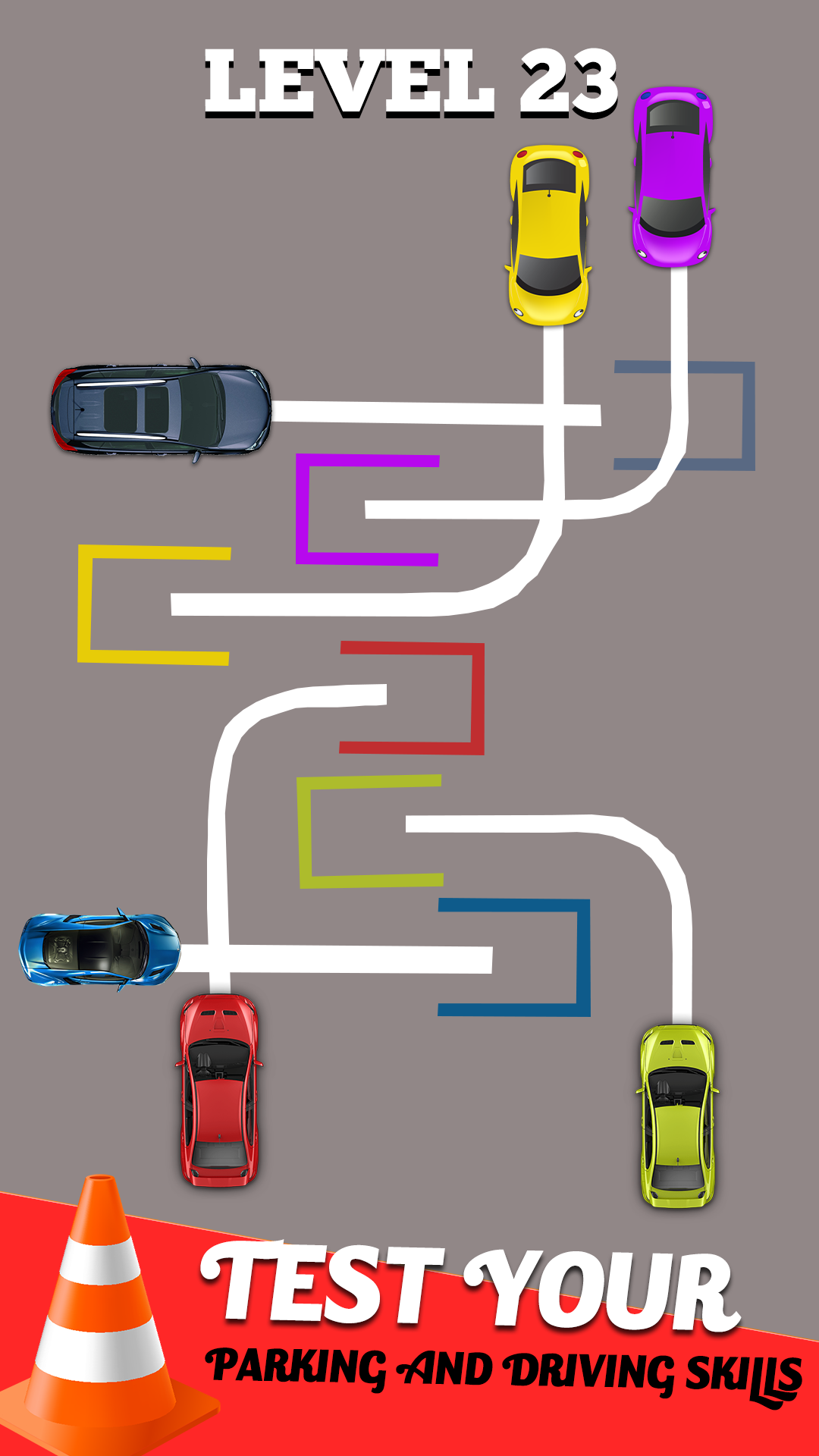 اسکرین شات 2 بازی Parking 3d Order! Car Games
