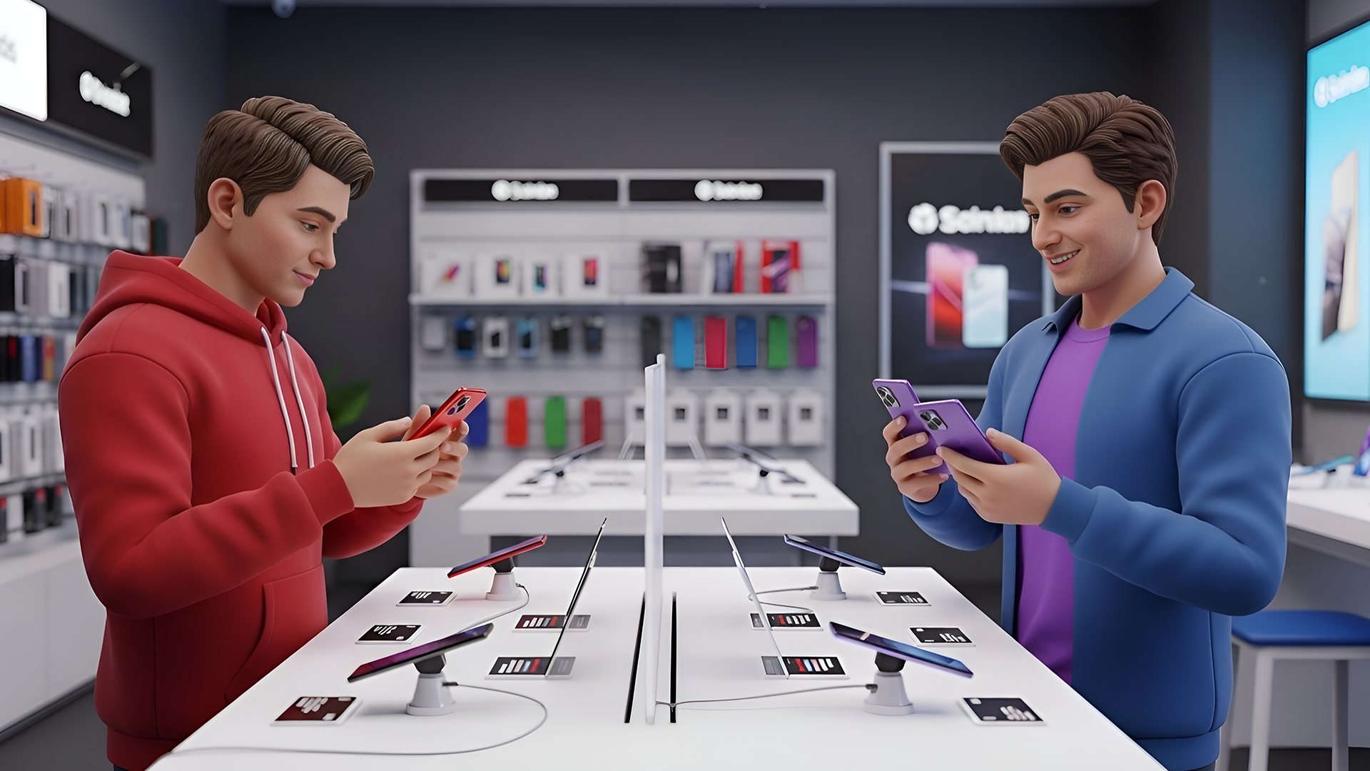 اسکرین شات 5 بازی Supermarket: Mobile Shop Sim