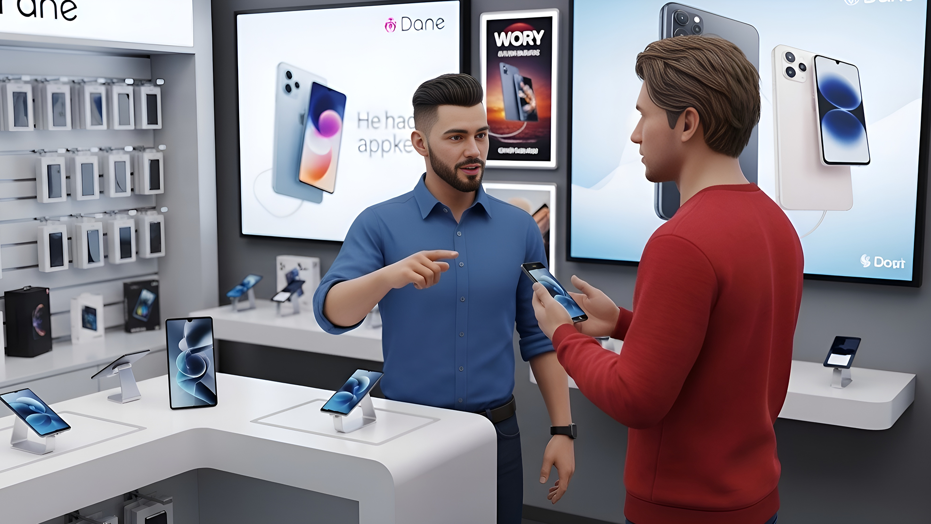 اسکرین شات 3 بازی Supermarket: Mobile Shop Sim