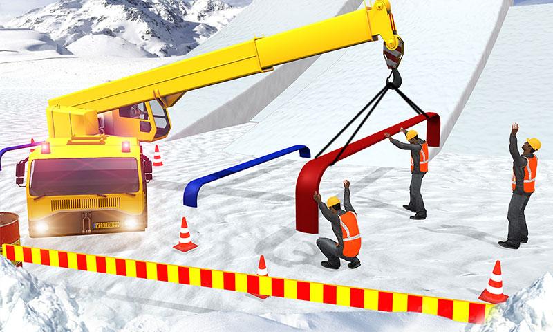 اسکرین شات 2 بازی Snow Park Downhill Bulldozer C