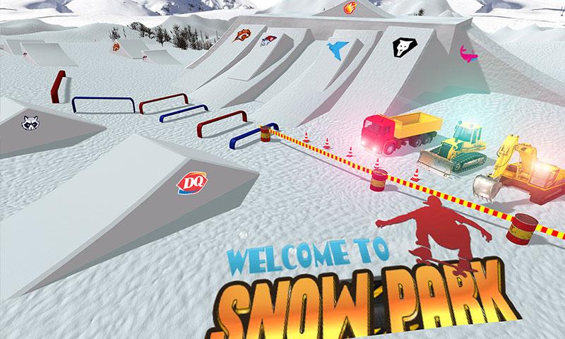اسکرین شات 5 بازی Snow Park Downhill Bulldozer C