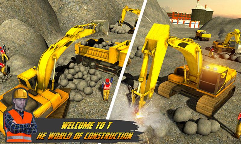 اسکرین شات 1 بازی Stone Crusher Excavator Simula