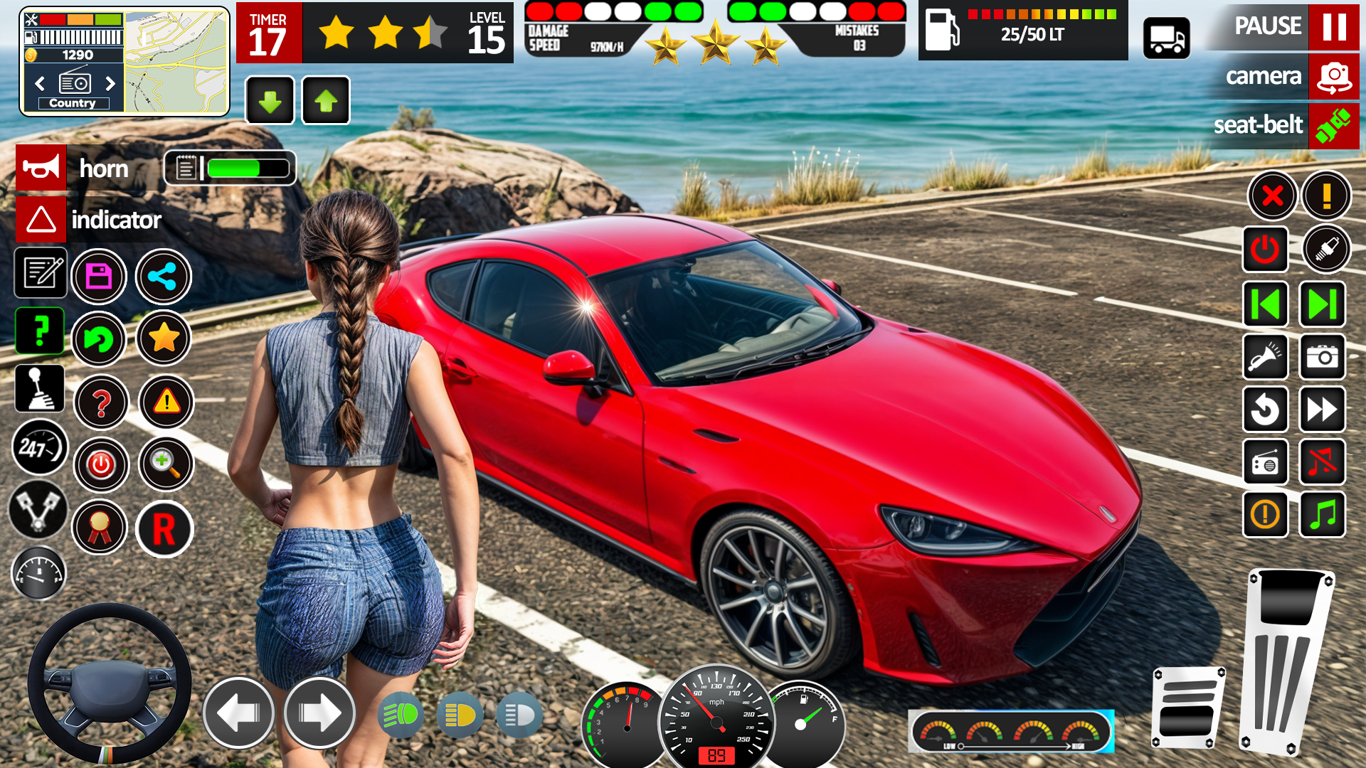 اسکرین شات 7 بازی US Car Parking School Car Game