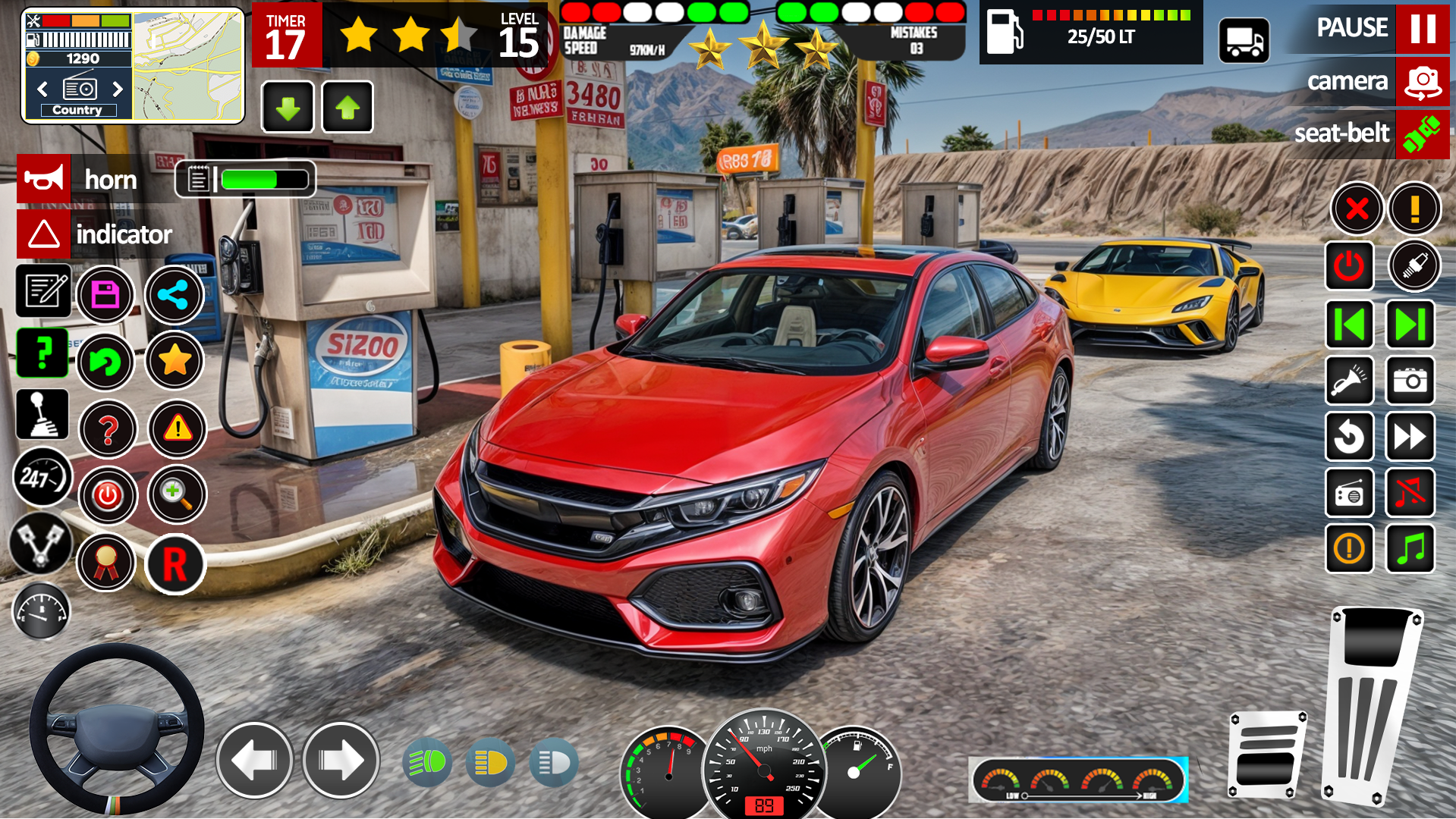 اسکرین شات 5 بازی US Car Parking School Car Game