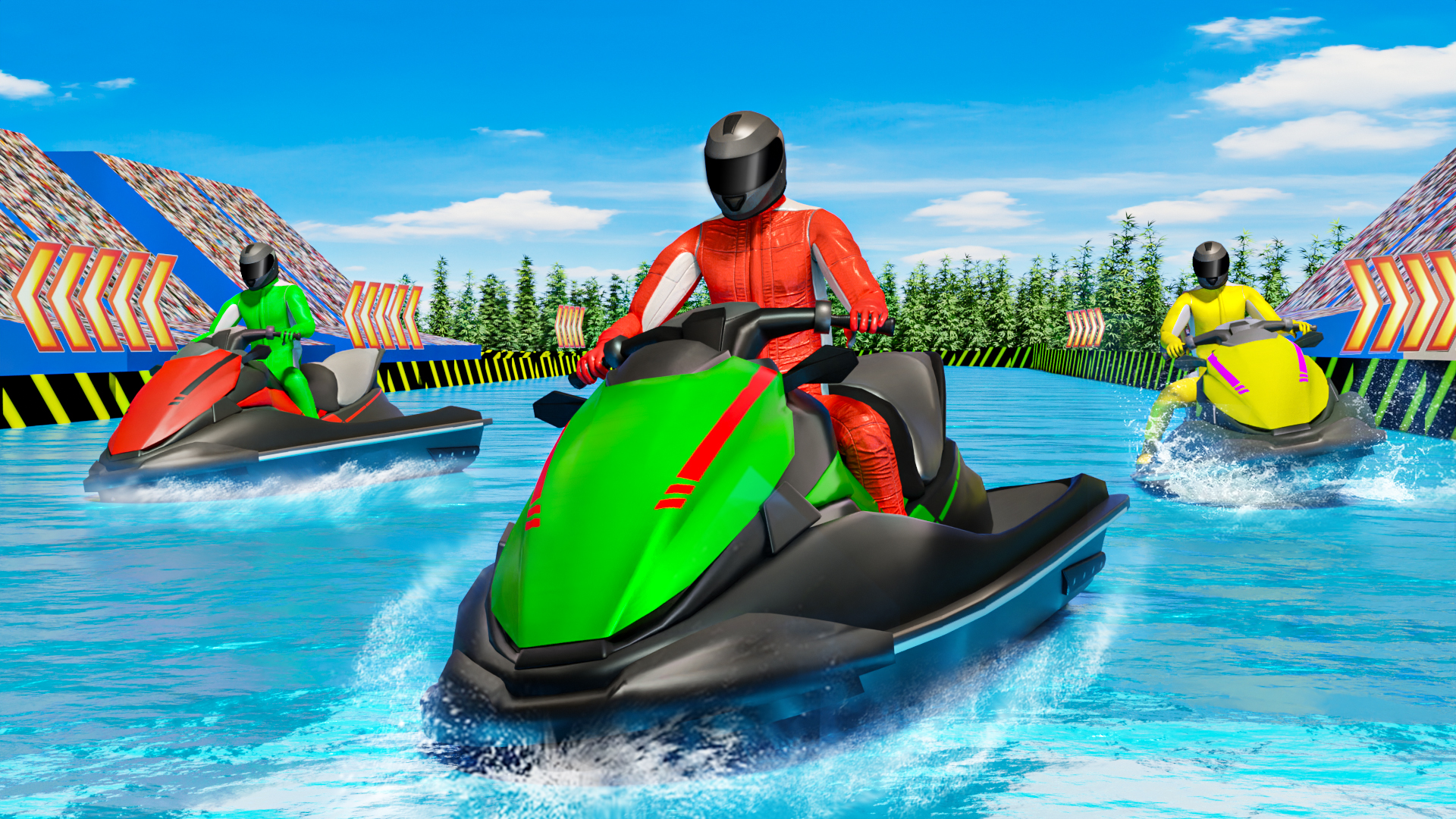 اسکرین شات 3 بازی Jet Ski Stunts: Racing Games