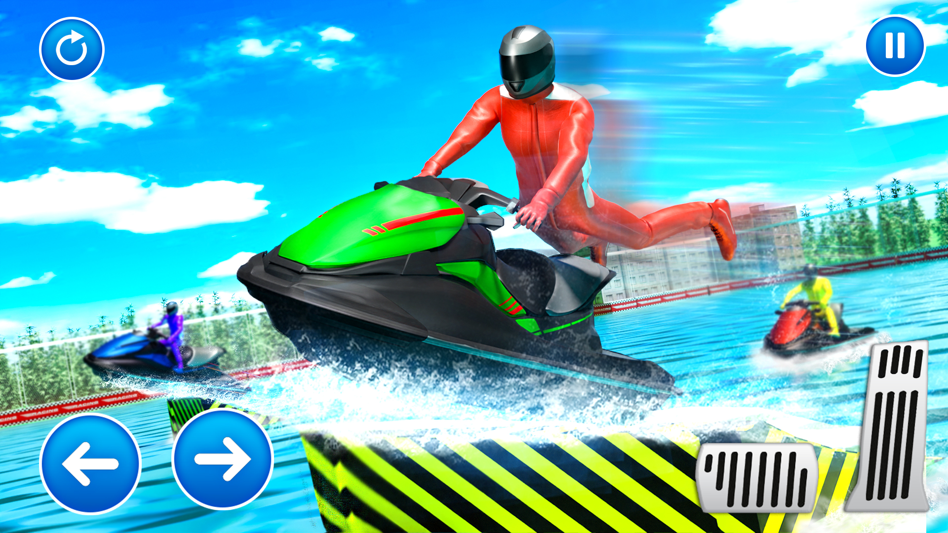 اسکرین شات 1 بازی Jet Ski Stunts: Racing Games