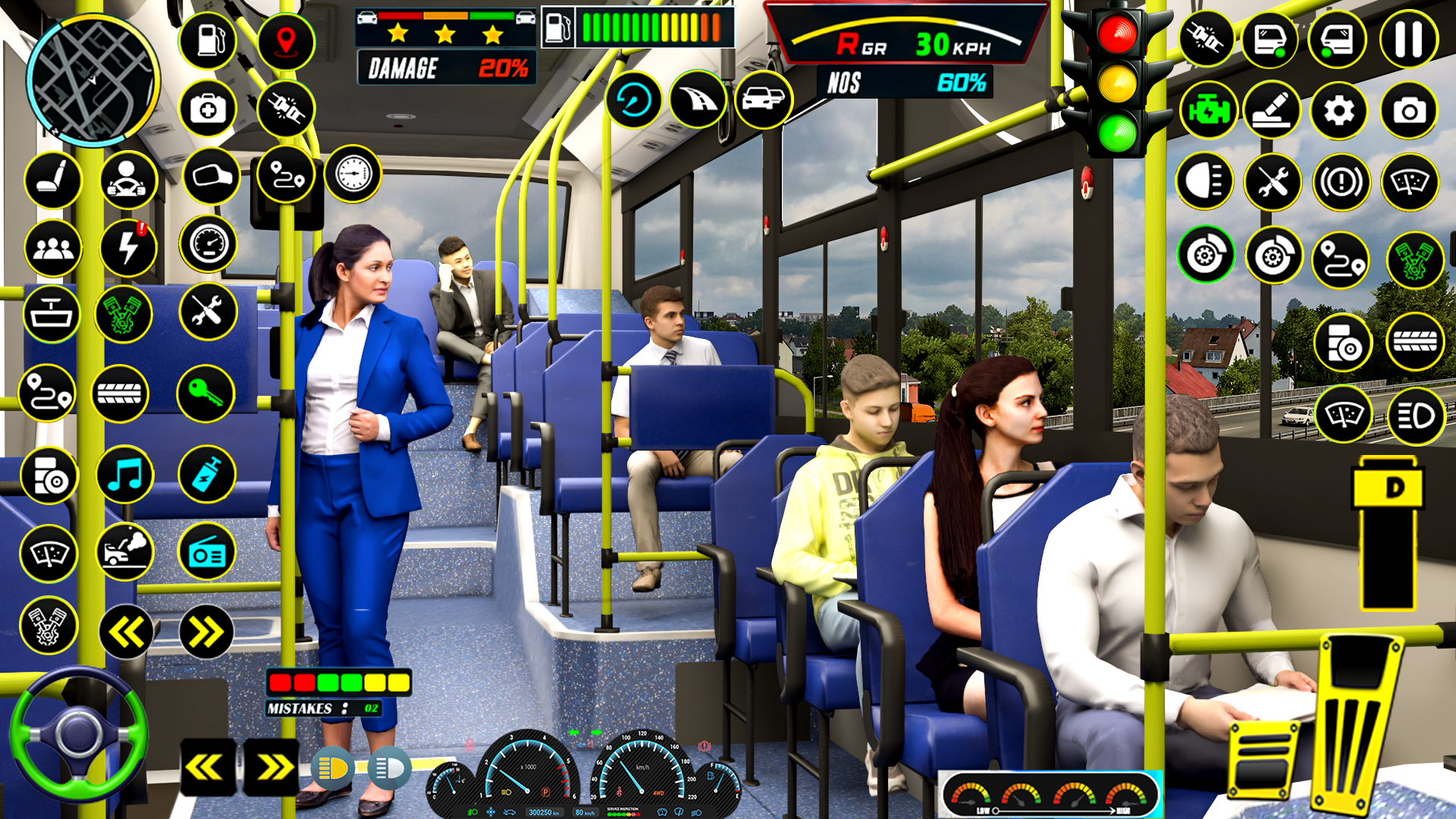 اسکرین شات 3 بازی Bus Simulator Travel Bus Games