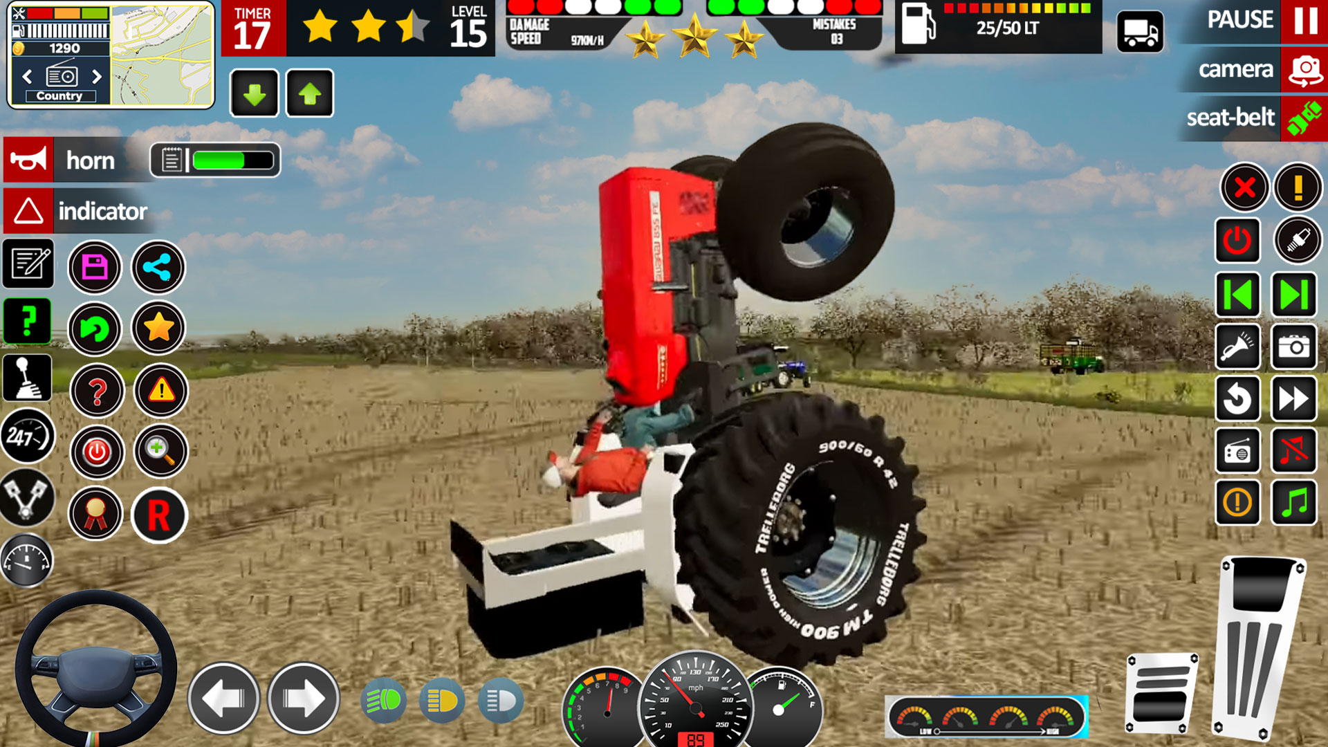 اسکرین شات 2 بازی Indian Tractor Games Simulator
