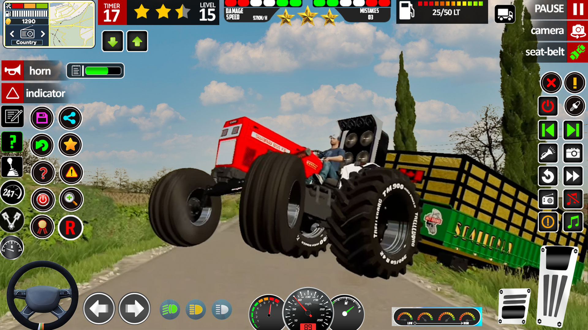 اسکرین شات 1 بازی Indian Tractor Games Simulator