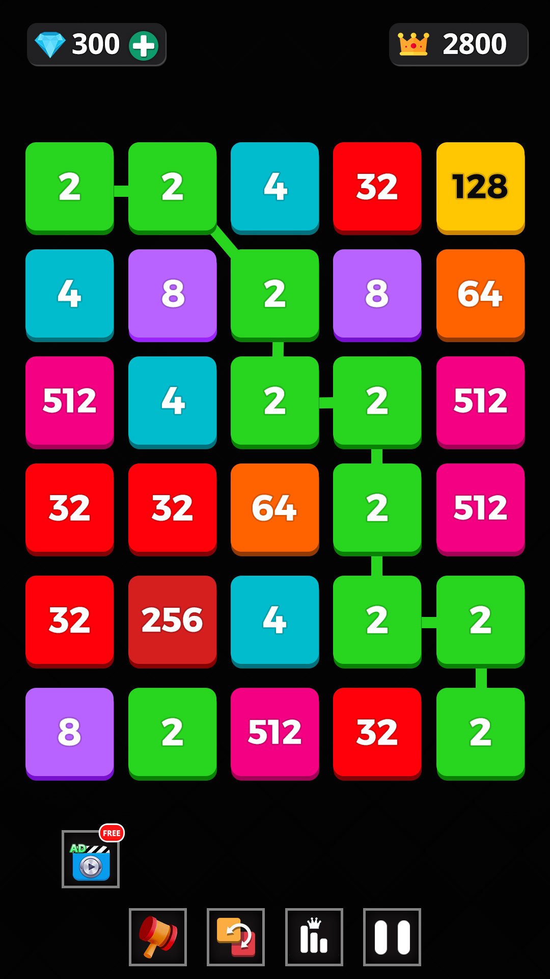 اسکرین شات 1 بازی 2048 Block Merge Puzzle 3d